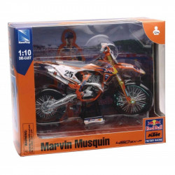 MINIATURE MOTO KTM "450 SX-F M.MUSQUIN (ECHELLE 1:10)"