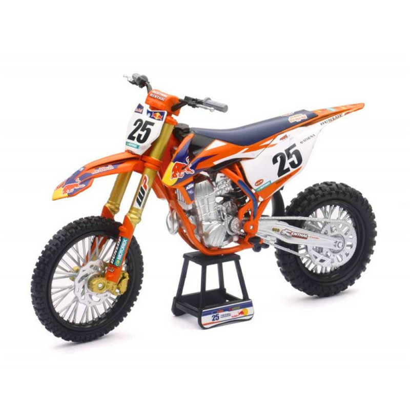 MINIATURE MOTO KTM 450 SX-F M.MUSQUIN (ECHELLE 1:10)