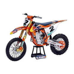 MINIATURE MOTO KTM "450 SX-F C.WEBB (ECHELLE 1:10)"