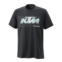 T-SHIRT HOMME KTM "GRID TEE" NOIR