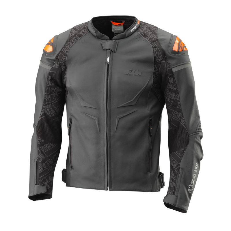 BLOUSON MOTO HOMME CUIR KTM HELICAL LEATHER JACKET SIZE_POWERWEAR S