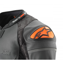 BLOUSON MOTO HOMME CUIR KTM "HELICAL LEATHER JACKET"