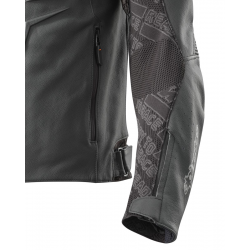 BLOUSON MOTO HOMME CUIR KTM "HELICAL LEATHER JACKET"