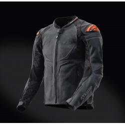 BLOUSON MOTO HOMME CUIR KTM "HELICAL LEATHER JACKET"