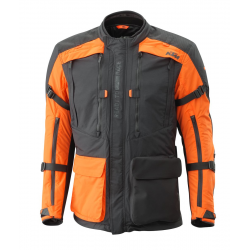 VESTE MOTO KTM "TERRA ADVENTURE V2 JACKET" NOIR/ORANGE