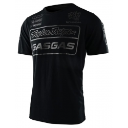 T-SHIRT GASGAS X TROY LEE DESIGNS " TLD TEAM TEE" NOIR