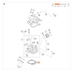 Kit piston Cote 1 (Gr. I) pour KTM 500 EXC-F (20-22)