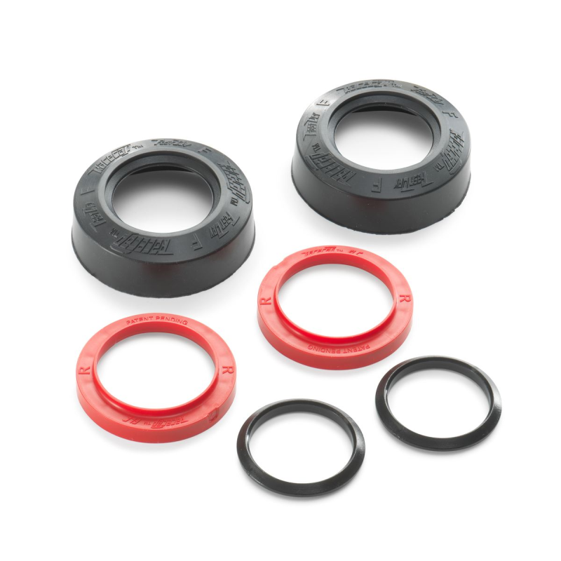 Jeu de capuchons de protection de roulement de roue Avant Factory Noir pour KTM EXC/EXC-F (16-24)