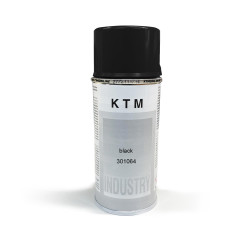 Bombe de peinture Noire KTM