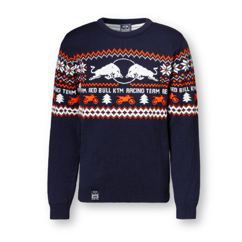 PULL DE NOEL REDBULL KTM WINTER SWEATER NAVY SIZE_POWERWEAR M