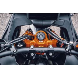 T de fourche Factory Orange anodisé KTM pour 790 et 890 ADVENTURE / R / RALLY