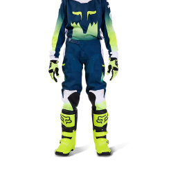 Pantalon moto cross enfant FOX "180 FLORA" Bleu Indigo