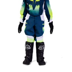 Pantalon moto cross Enfant FOX "180 FLORA" Bleu Indigo