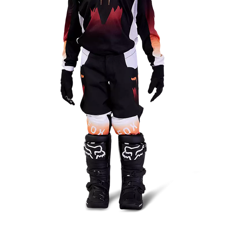 Pantalon moto cross Enfant FOX "180 FLORA" Noir/Rose/Orange