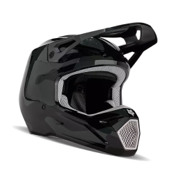 Casque moto cross Junior FOX "V1 BNKR" Camo Black