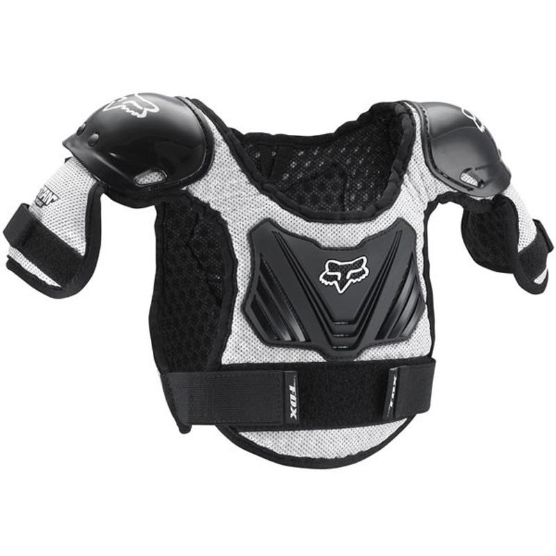 Pare-pierres moto cross enfant FOX "PEEWEE TITAN ROOST" Noir/Gris
