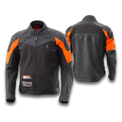 BLOUSON CUIR MOTO KTM "30 YEARS OF DUKE LEATHER JACKET"